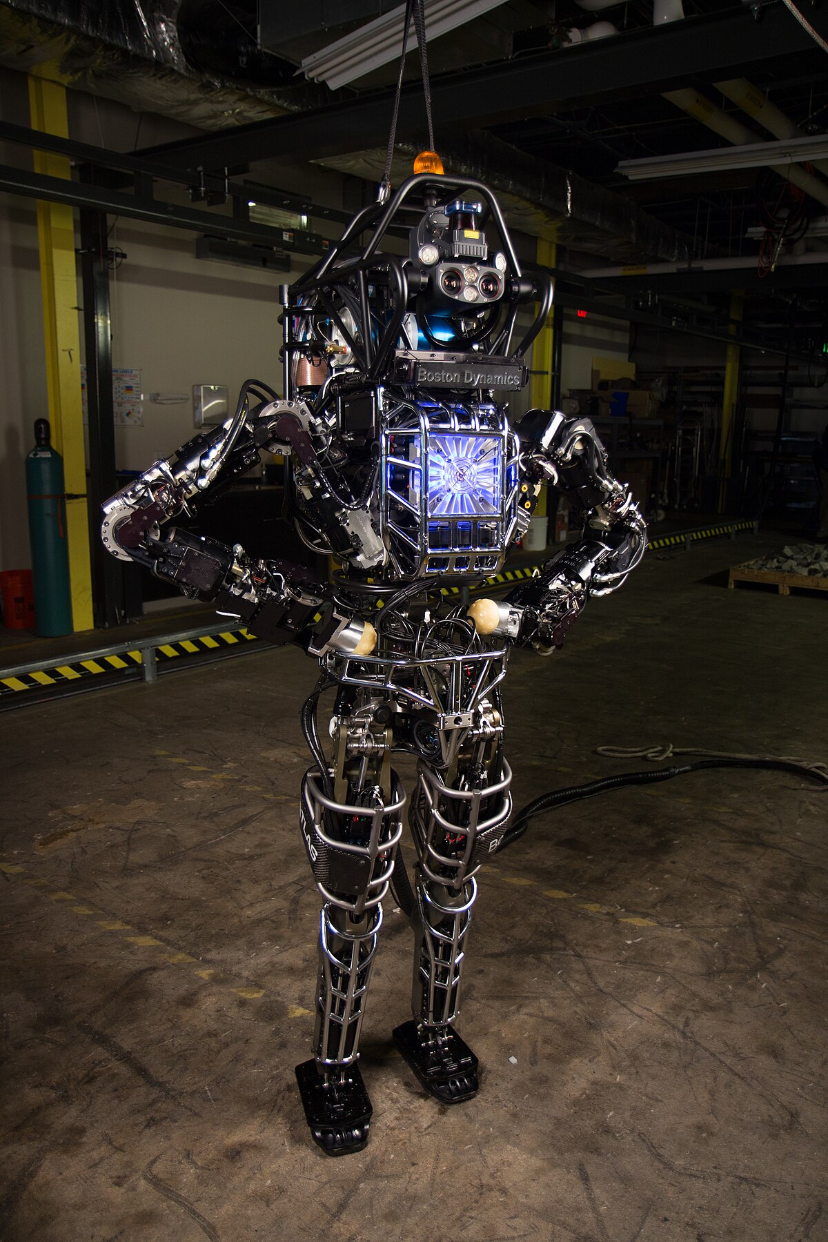 Boston Dynamics Atlas durante test DARPA